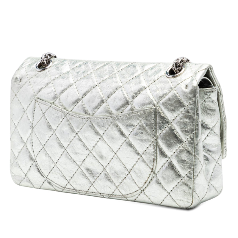 Metallic Aged Calfskin Reissue 2.55 Double Flap 225 - Image 2