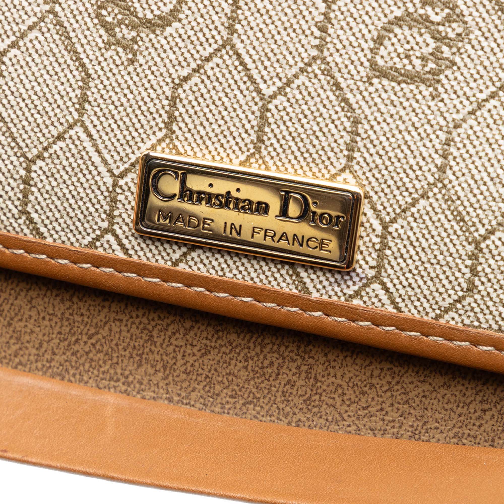 Honeycomb Coated Canvas Chain Shoulder Bag - Image 5