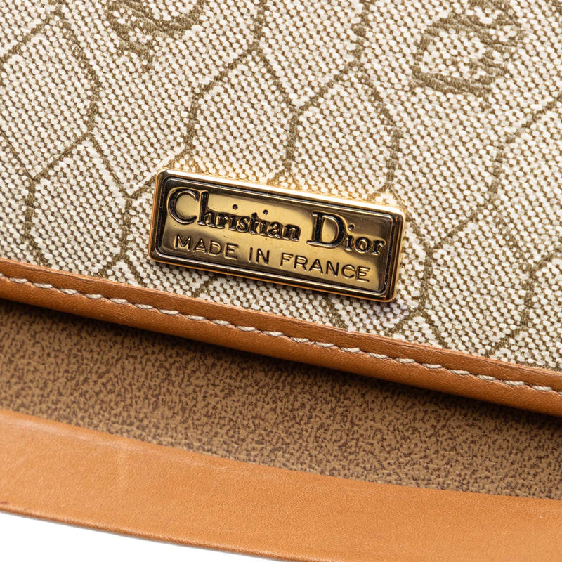 Honeycomb Coated Canvas Chain Shoulder Bag - Image 5