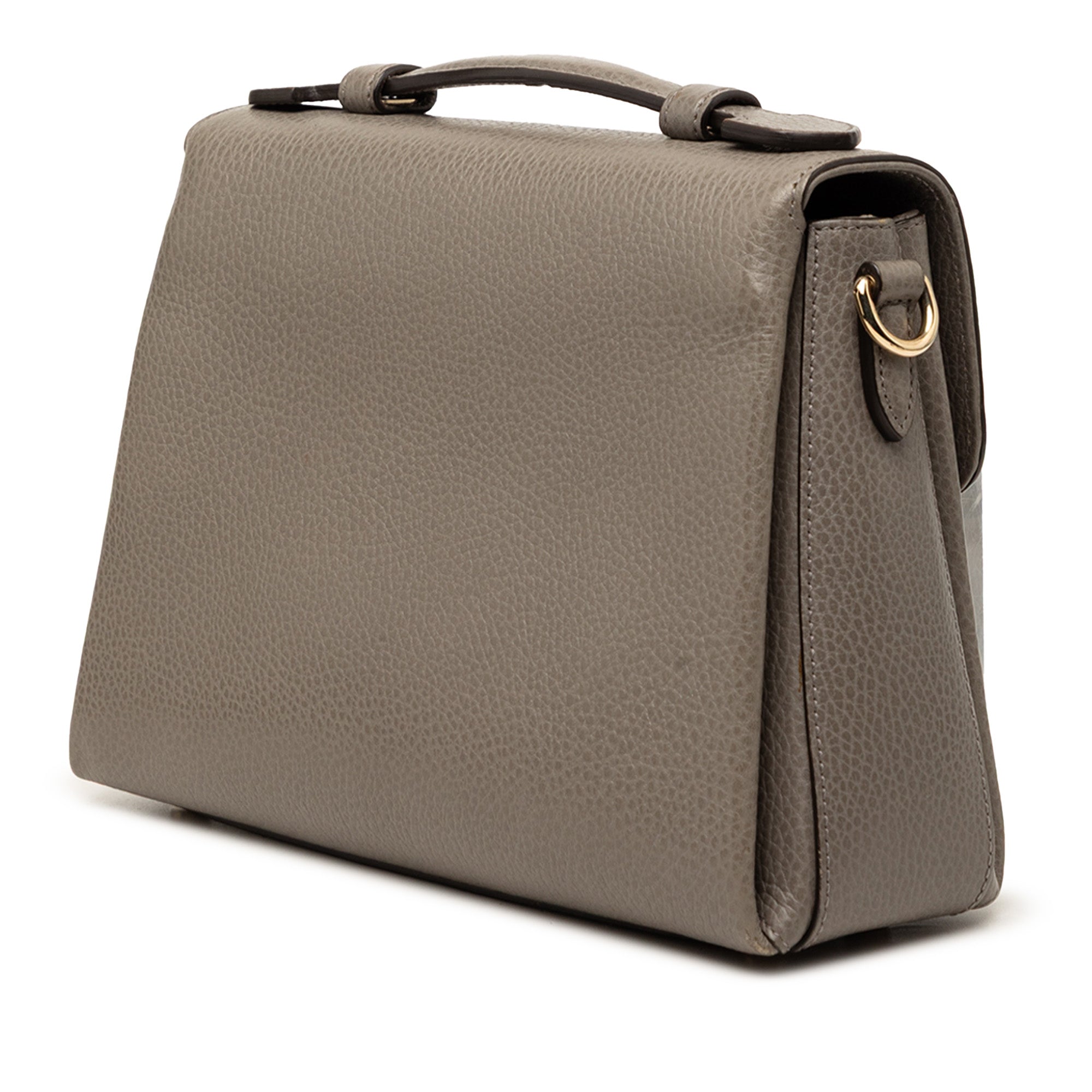 Small Dollar Calf Interlocking G Satchel - Image 2