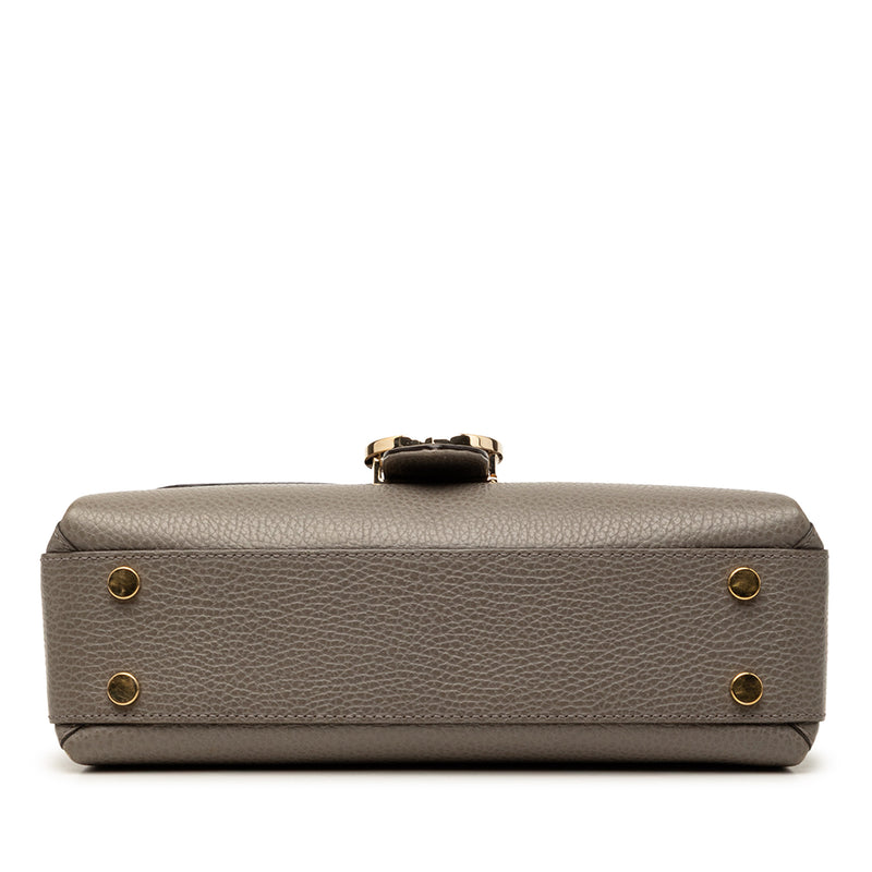 Small Dollar Calf Interlocking G Satchel - Image 3