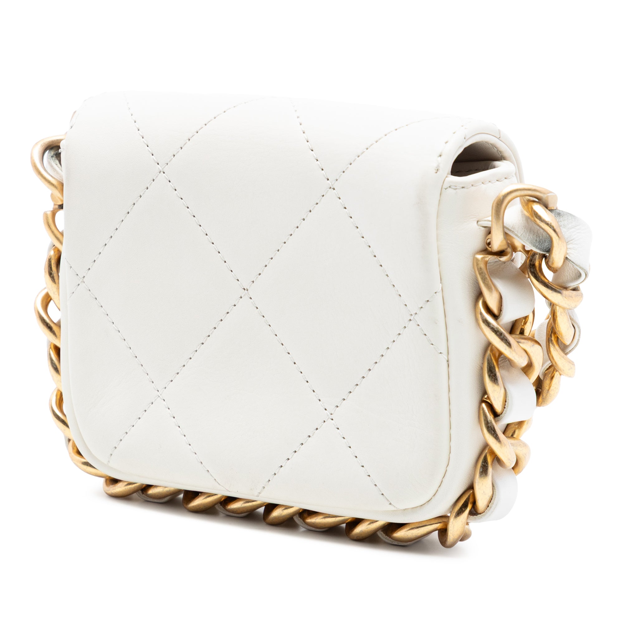 Mini Quilted Calfskin Framing Chain Flap - Image 2