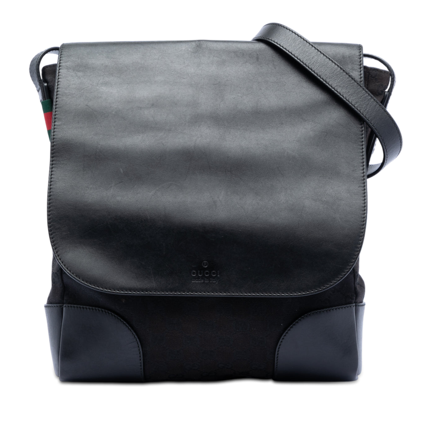 GG Canvas and Leather Crossbody - Image 1