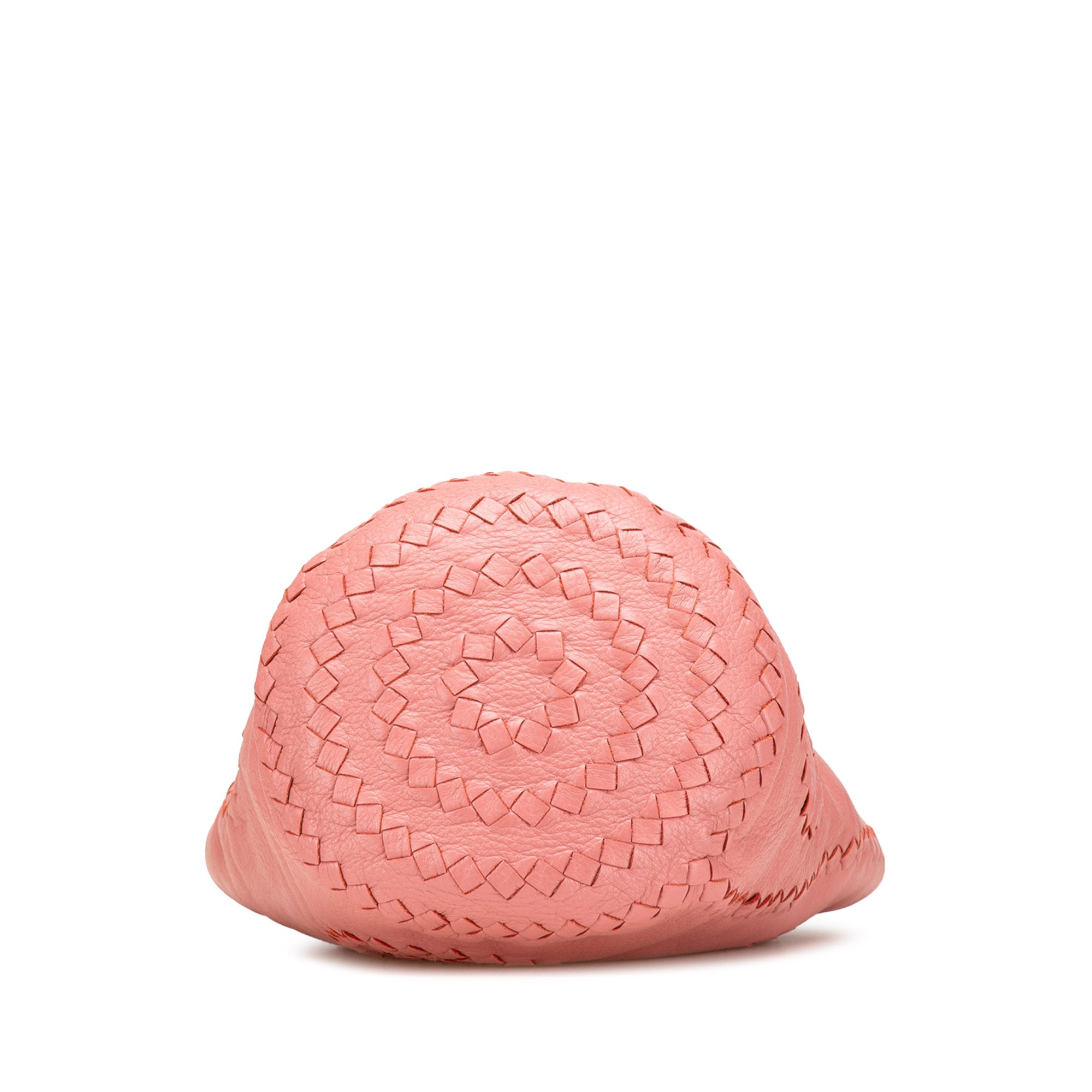 Small Intrecciato Trimmed Cervo Bucket Bag - Image 3