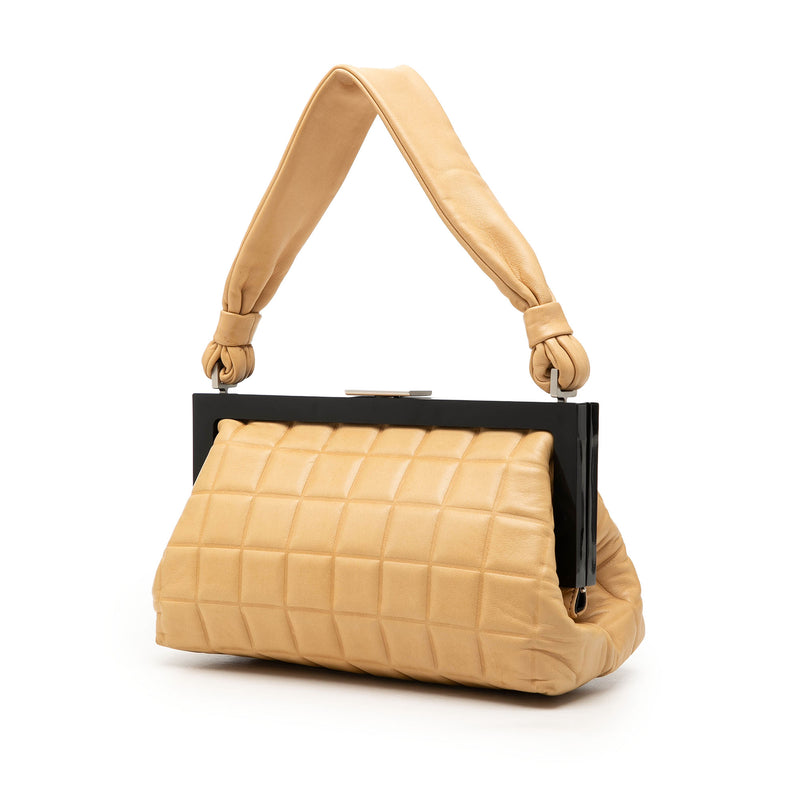 CC Chocolate Bar Lambskin Frame Handbag - Image 2