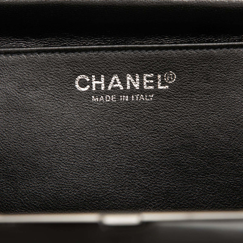 CC Chocolate Bar Lambskin Frame Handbag - Image 5