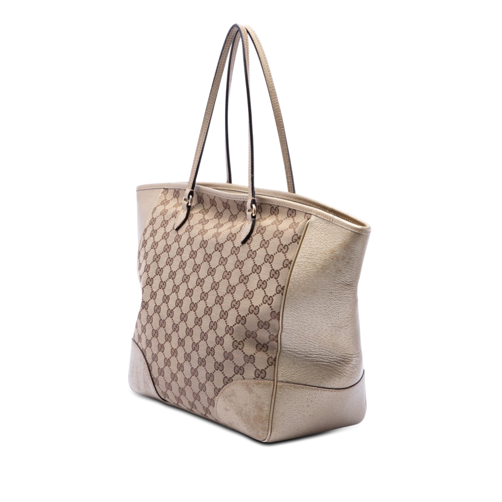 GG Canvas and Leather Bree Tote - Image 2