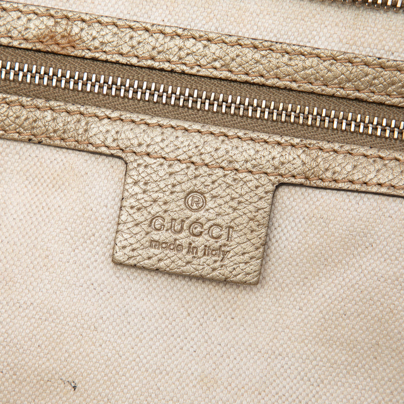 GG Canvas and Leather Bree Tote - Image 5