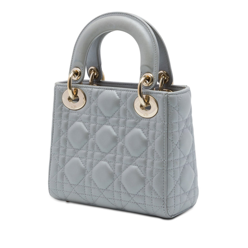 Mini Lambskin Cannage Lady Dior - Image 2