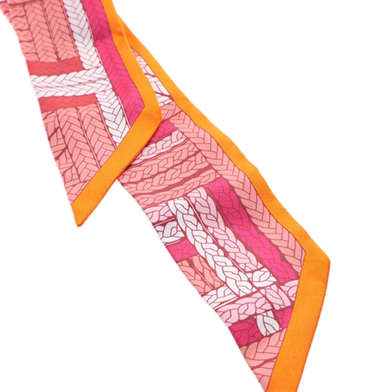 Tresses H Silk Twilly Scarf - Image 2