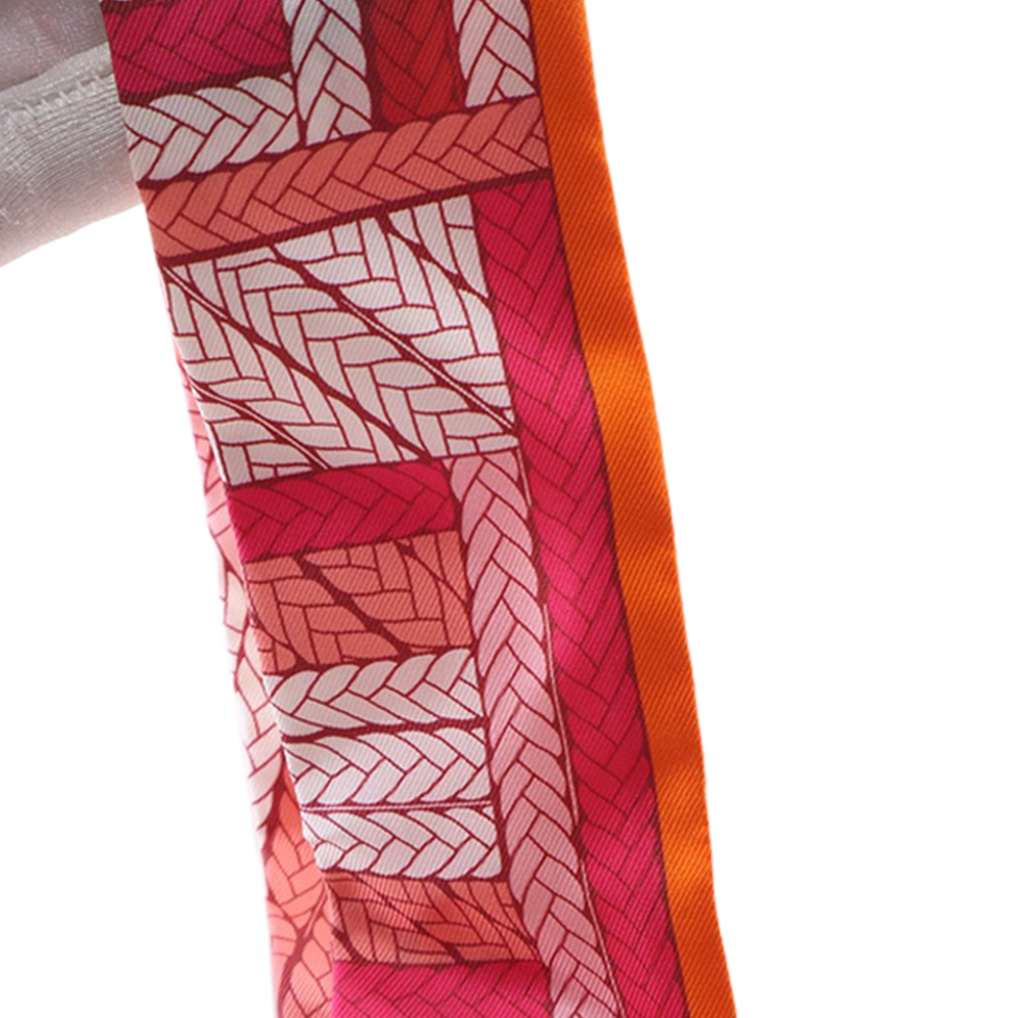 Tresses H Silk Twilly Scarf - Image 4