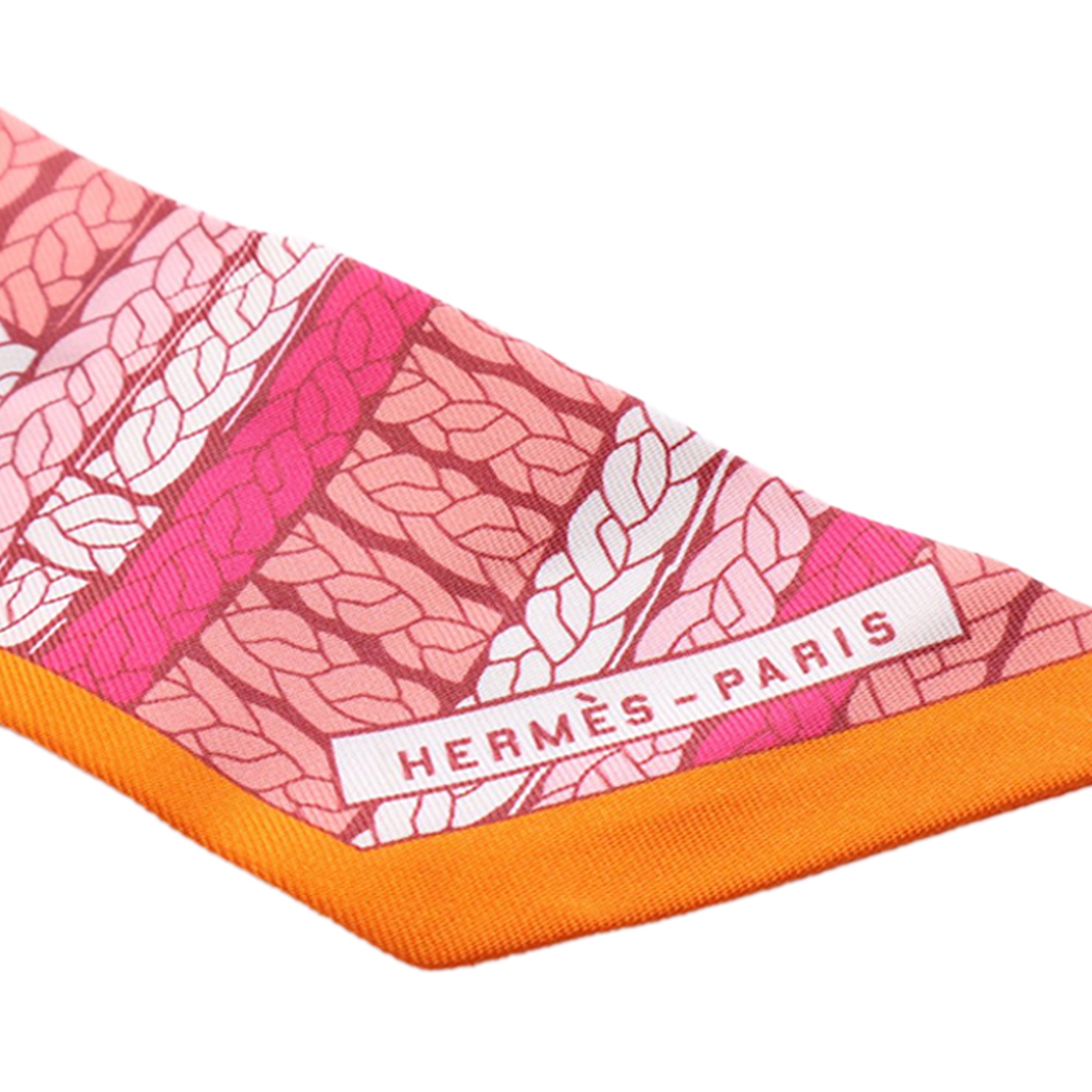 Tresses H Silk Twilly Scarf - Image 5