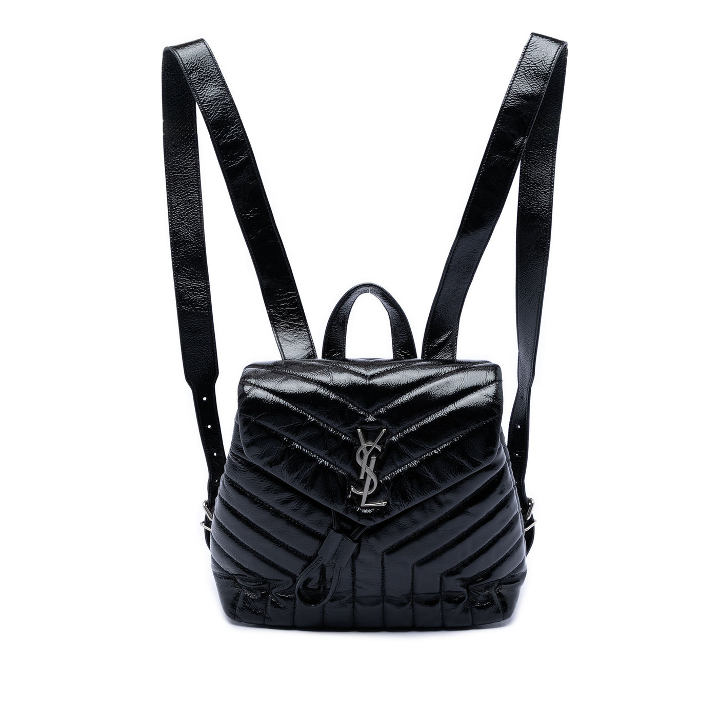 Small Matelasse Patent Monogram LouLou Backpack - Image 1