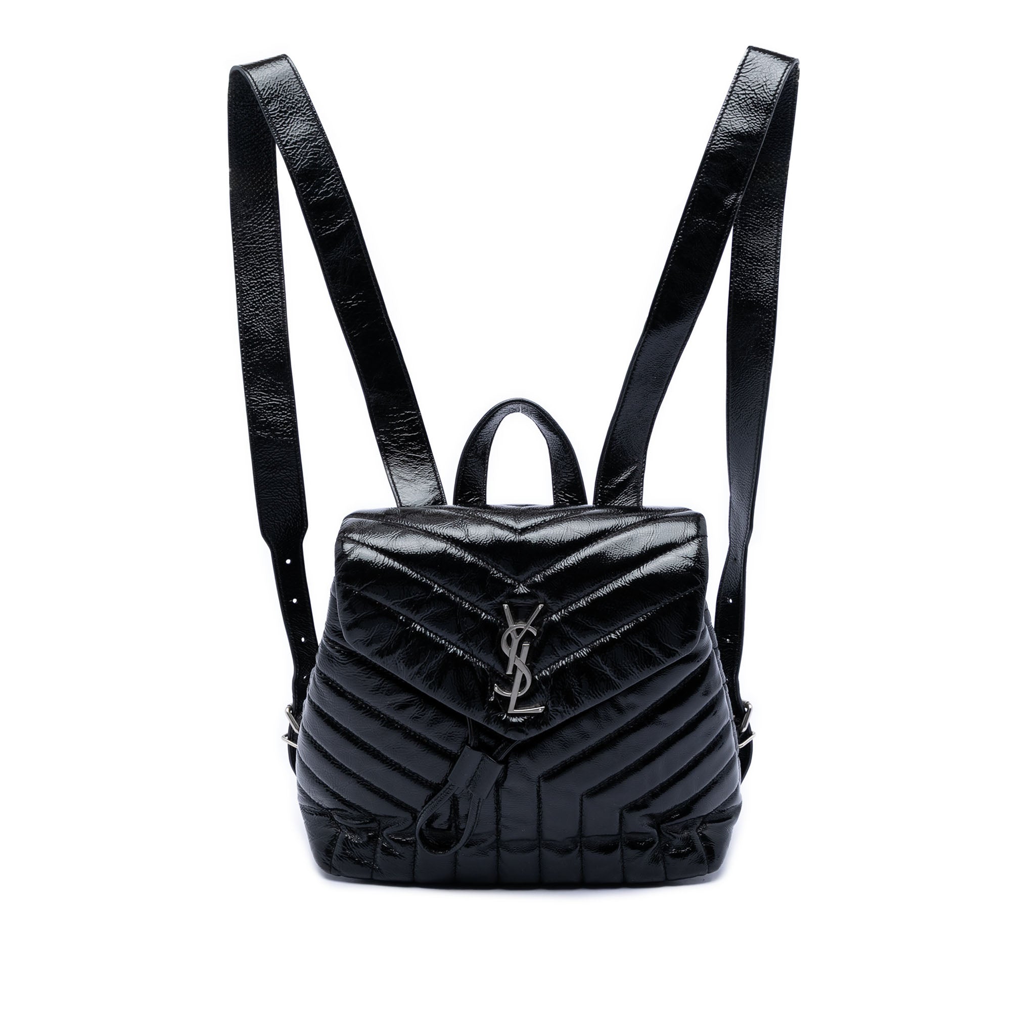 Small Matelasse Patent Monogram LouLou Backpack - Image 1