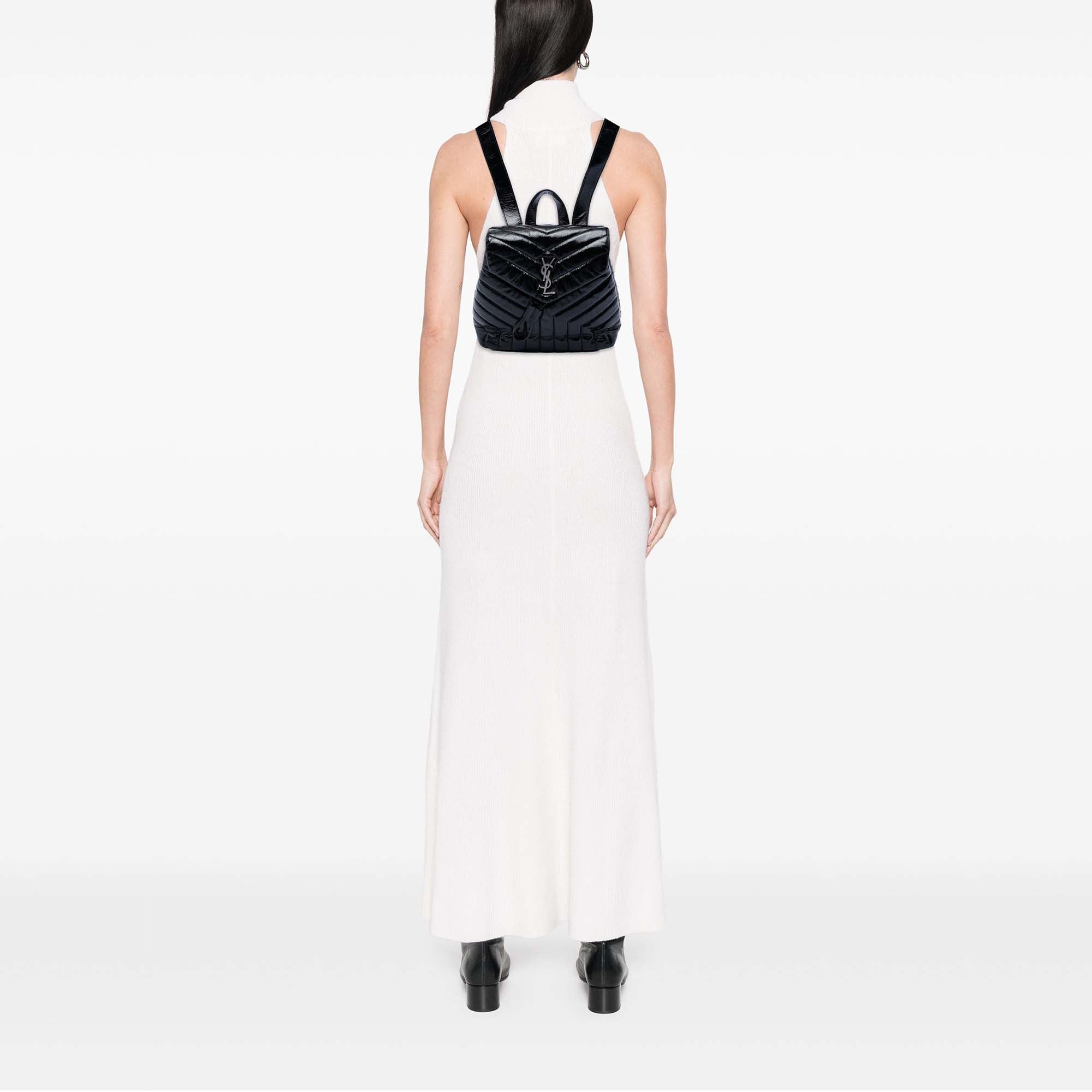 Small Matelasse Patent Monogram LouLou Backpack - Image 7