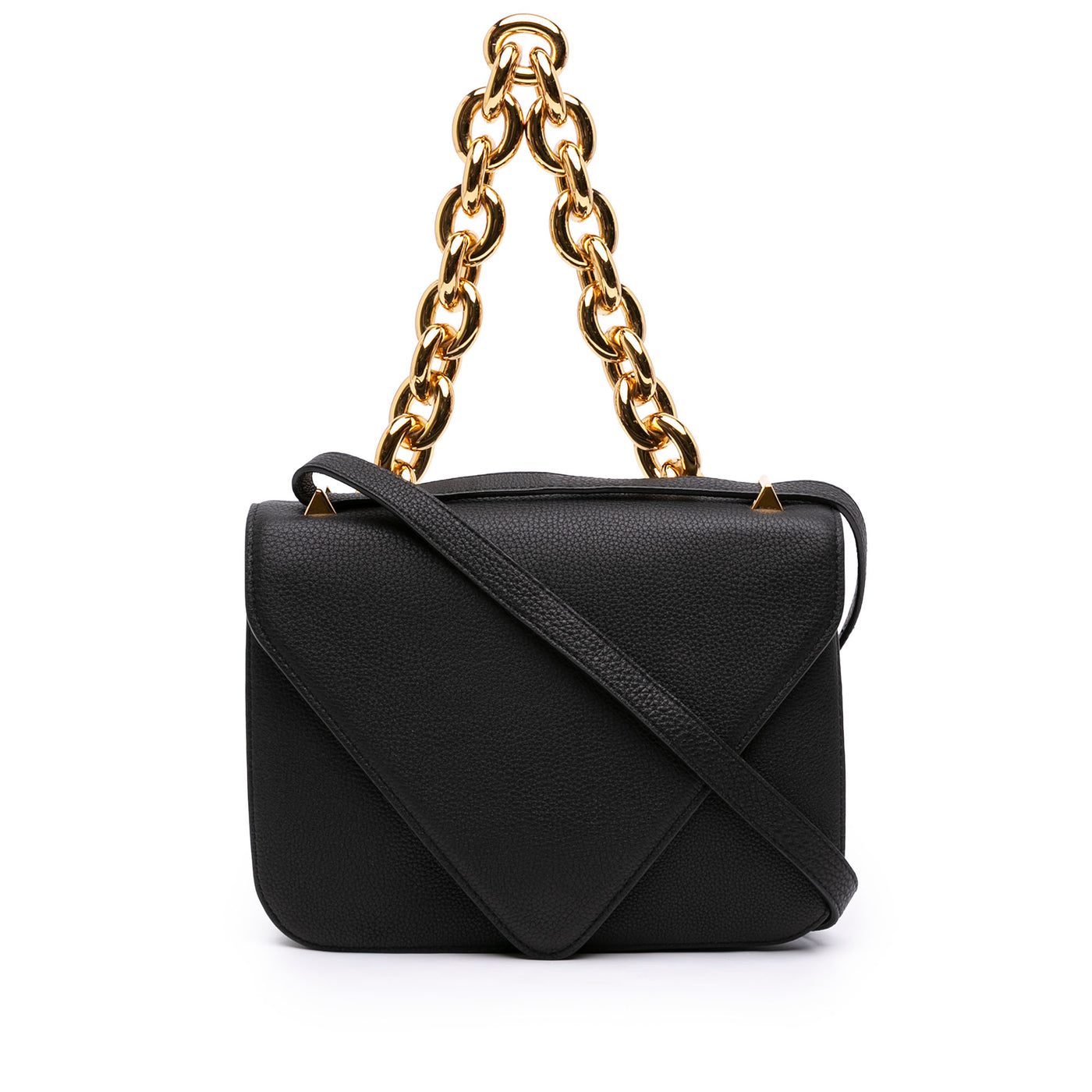 Small Leather Mount Envelope Chain Bag - Image 1