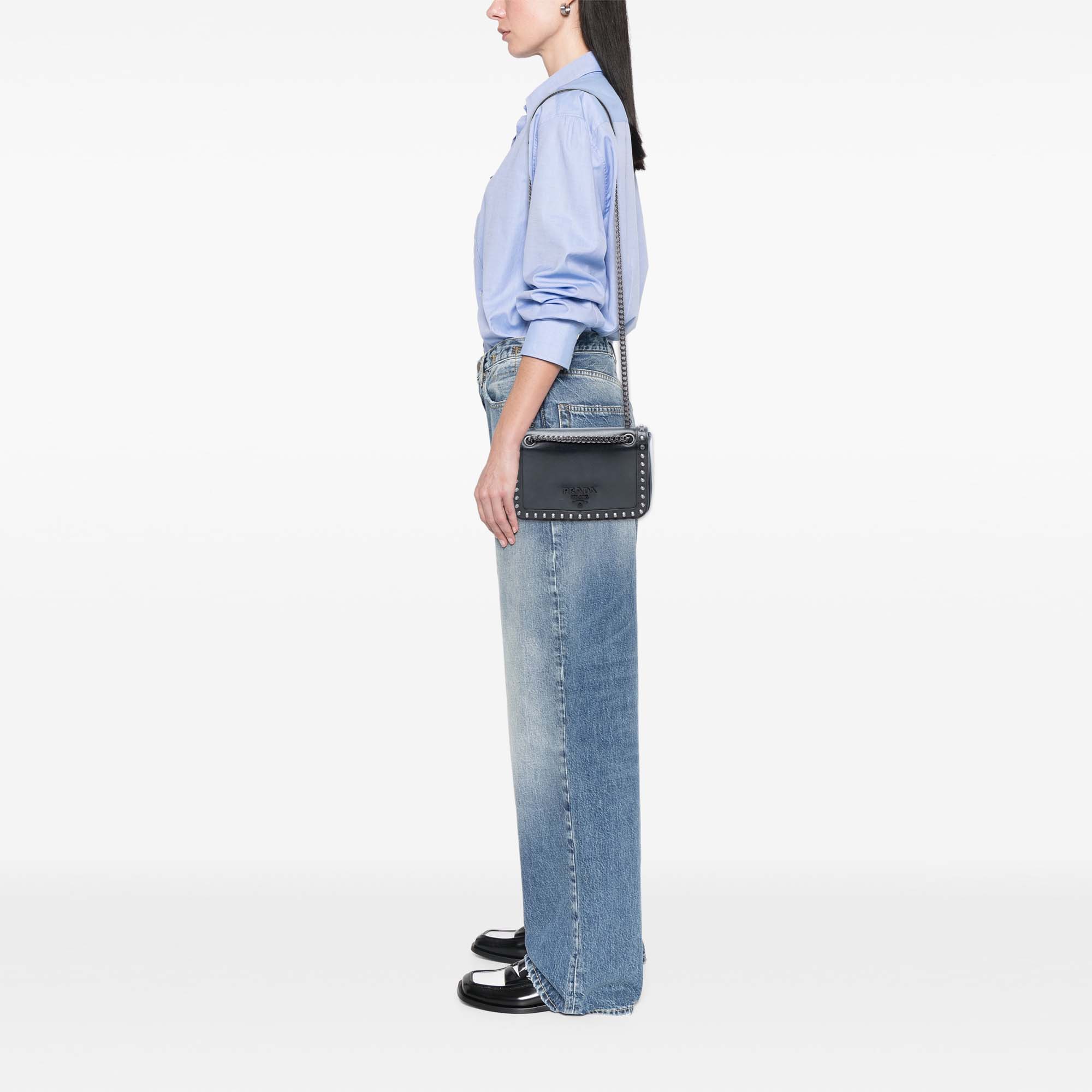 Glace Calfskin Studded Crossbody - Image 7