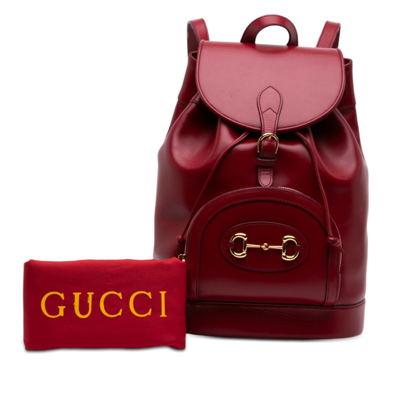 Calfskin Horsebit 1955 Drawstring Backpack - Image 7