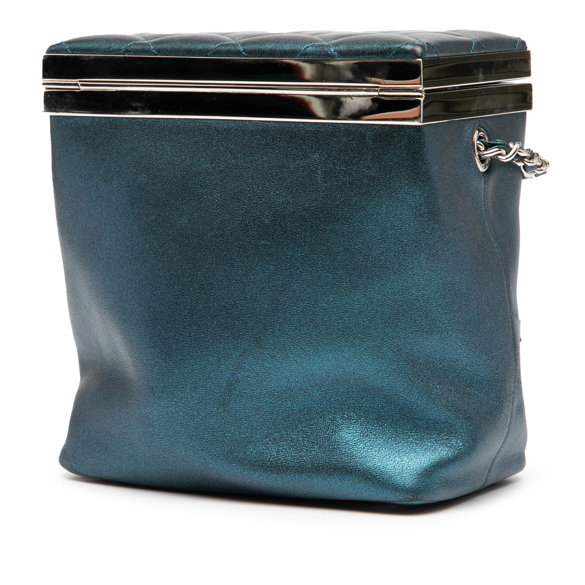 CC Metallic Calfskin Vanity Bag - Image 2