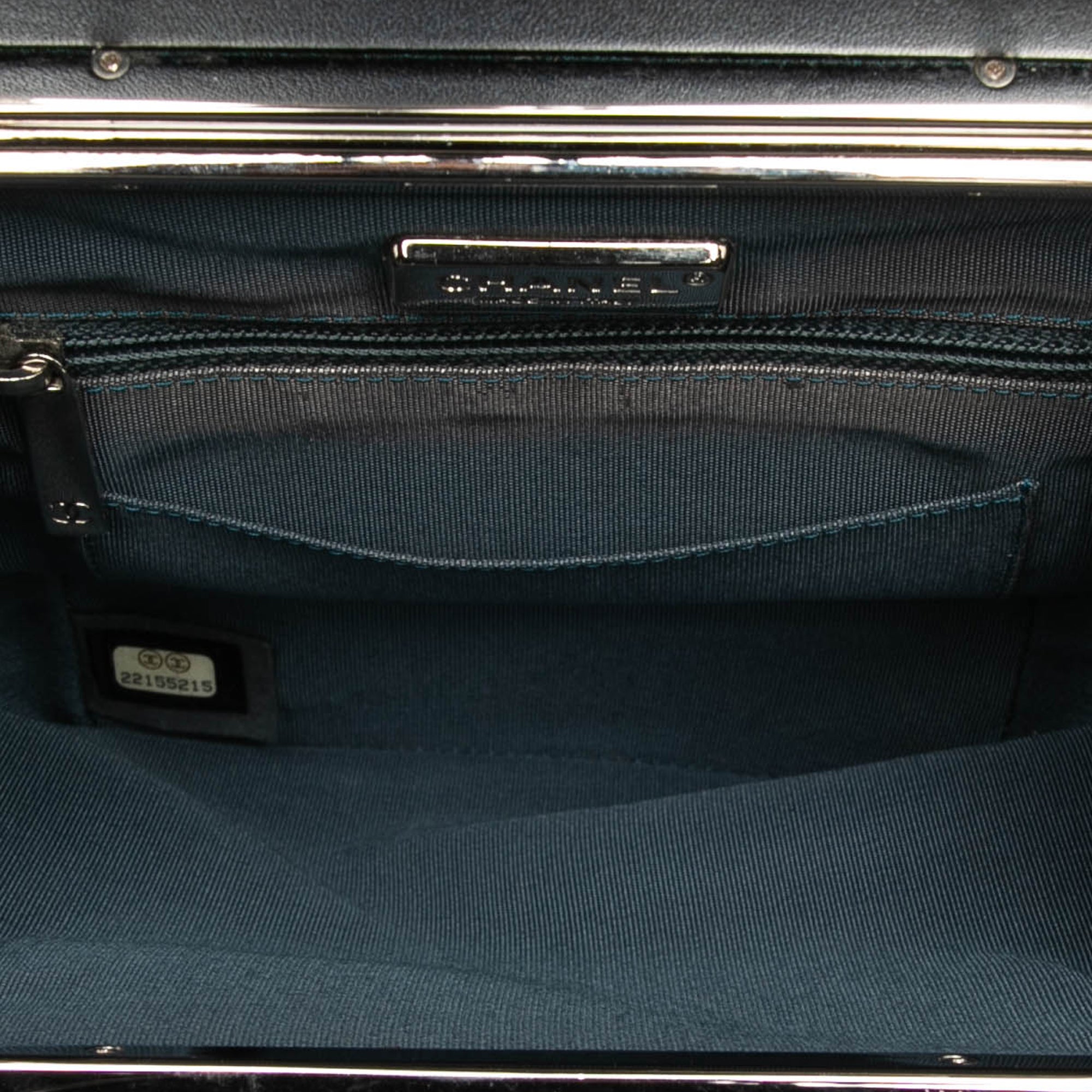 CC Metallic Calfskin Vanity Bag - Image 4
