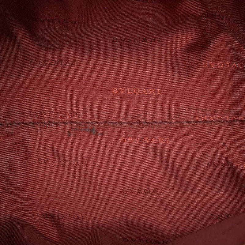 Leather Trimmed Canvas Tote - Image 4