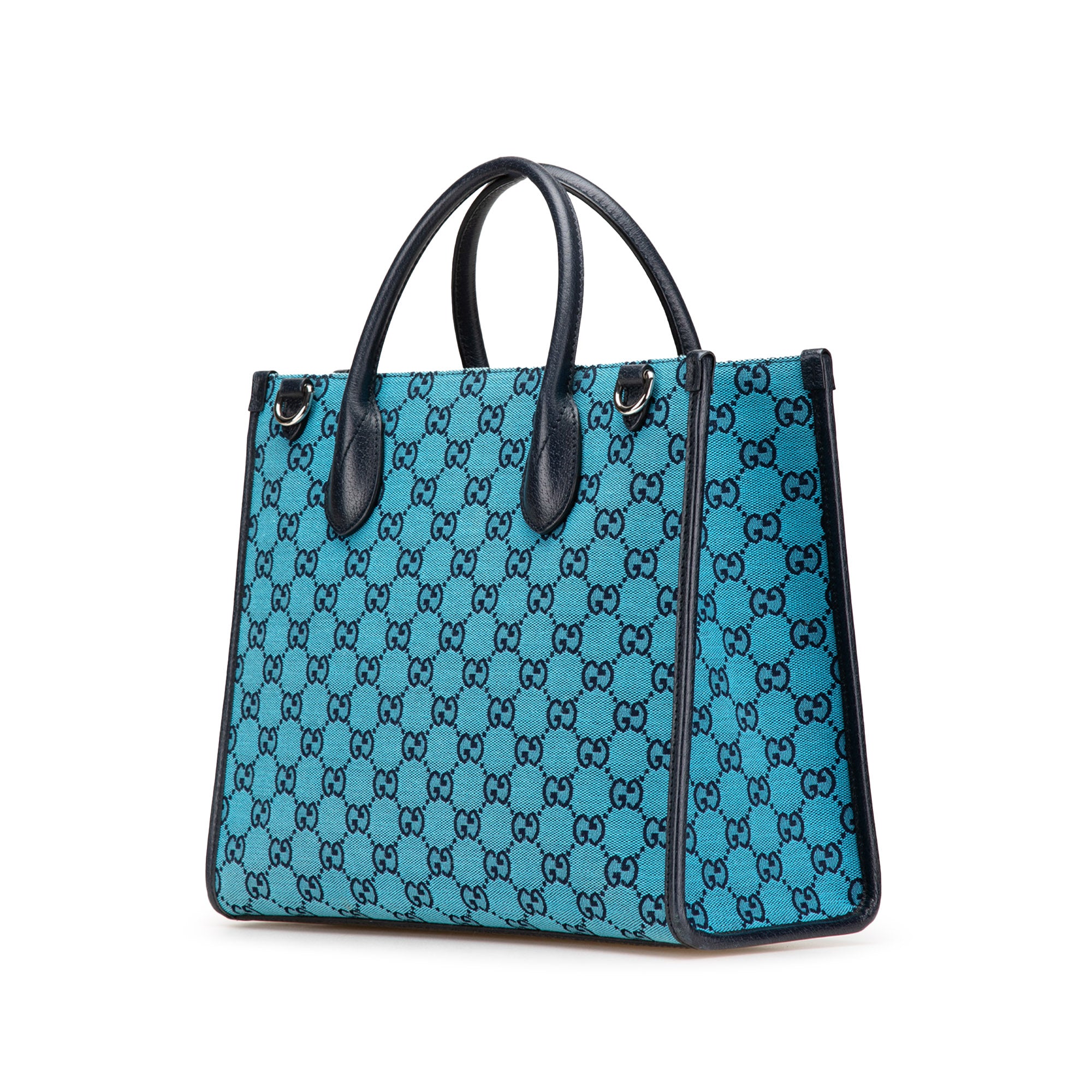Small GG Canvas Interlocking G Tote - Image 2