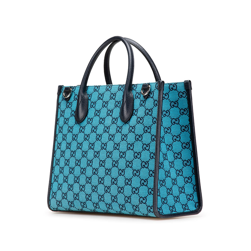 Small GG Canvas Interlocking G Tote - Image 2