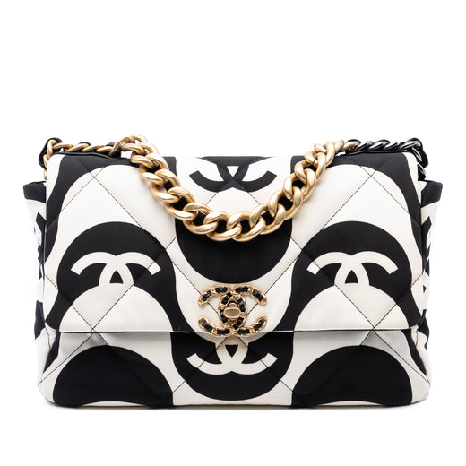 Large Printed Silk 19 Flap - Image 1
