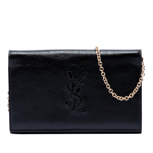 Crinkled Calfskin Belle de Jour Chain Clutch - Image 1