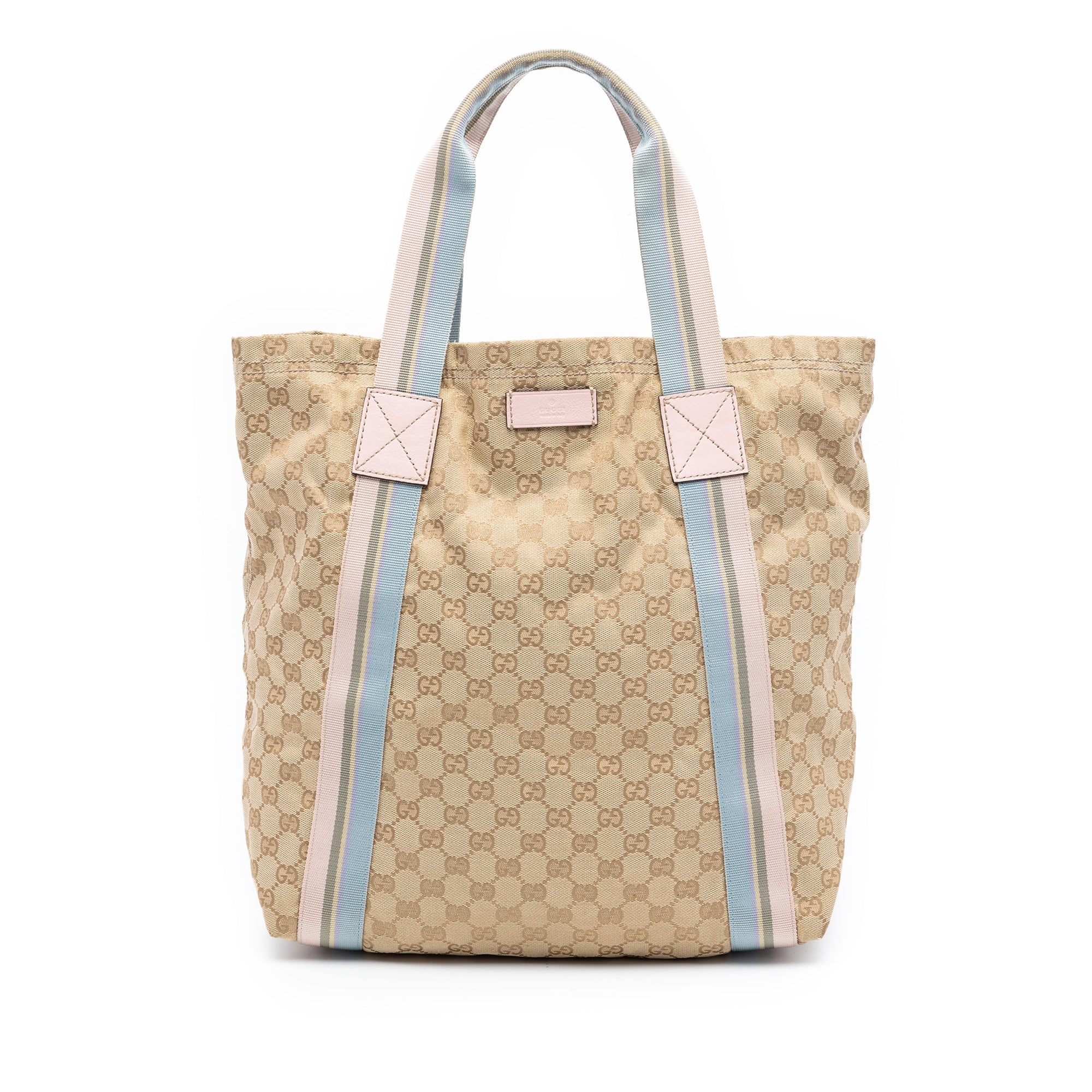 GG Canvas Web Tote - Image 1