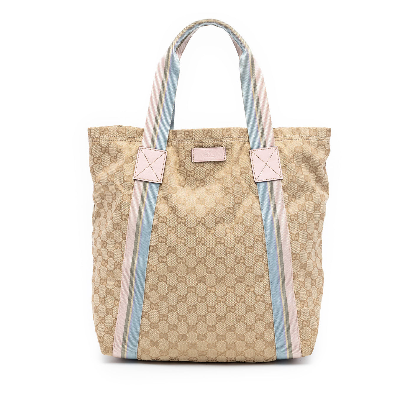 GG Canvas Web Tote - Image 1