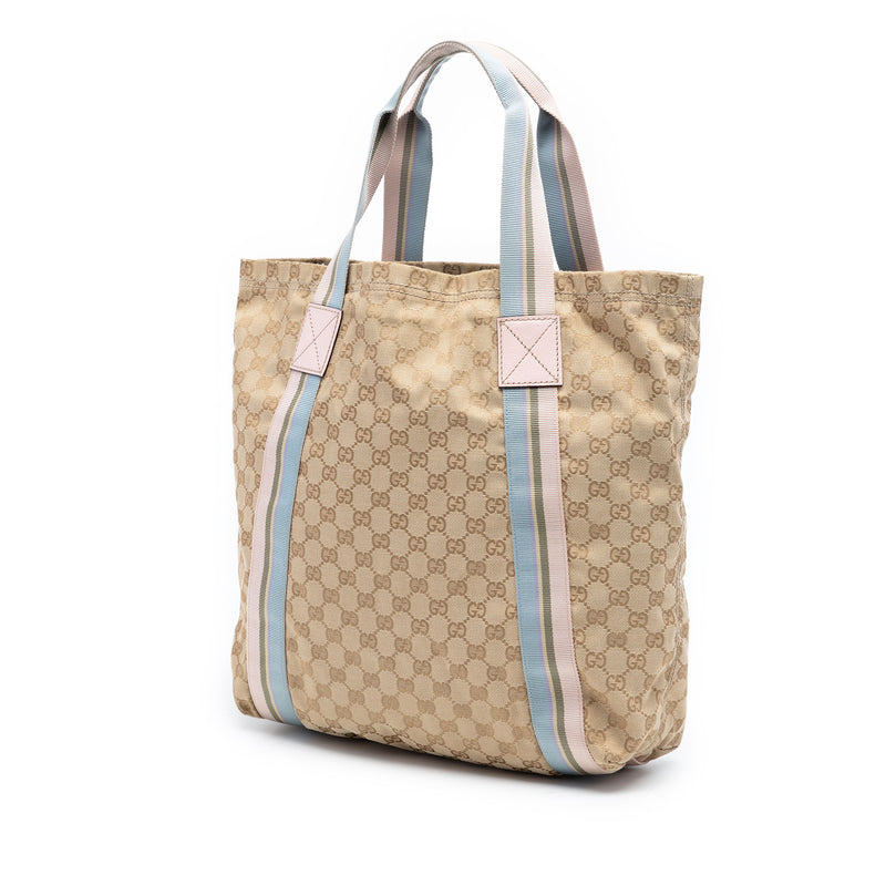 GG Canvas Web Tote - Image 2