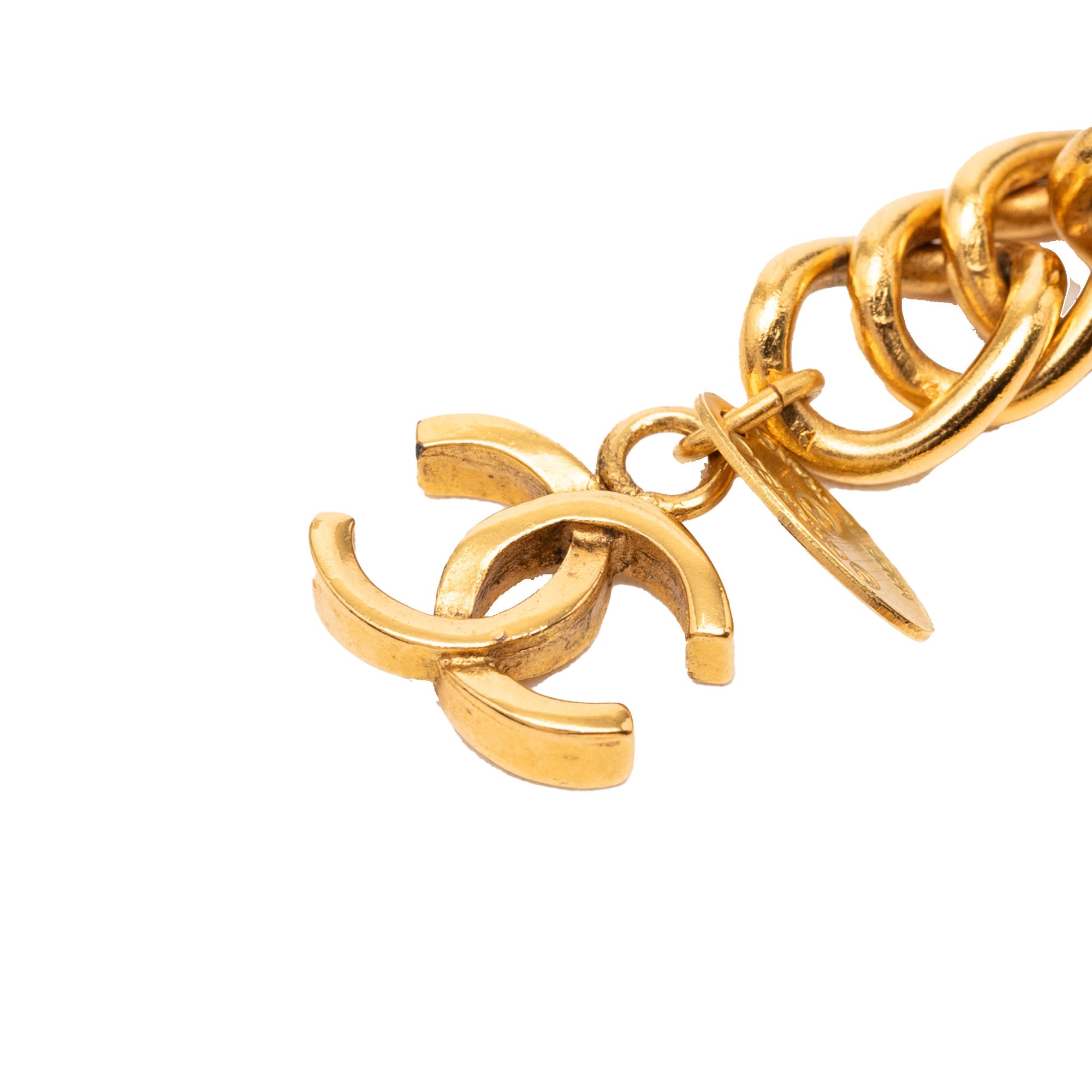 CC Gold Plated Double Sun Chain Link Belt - Image 3