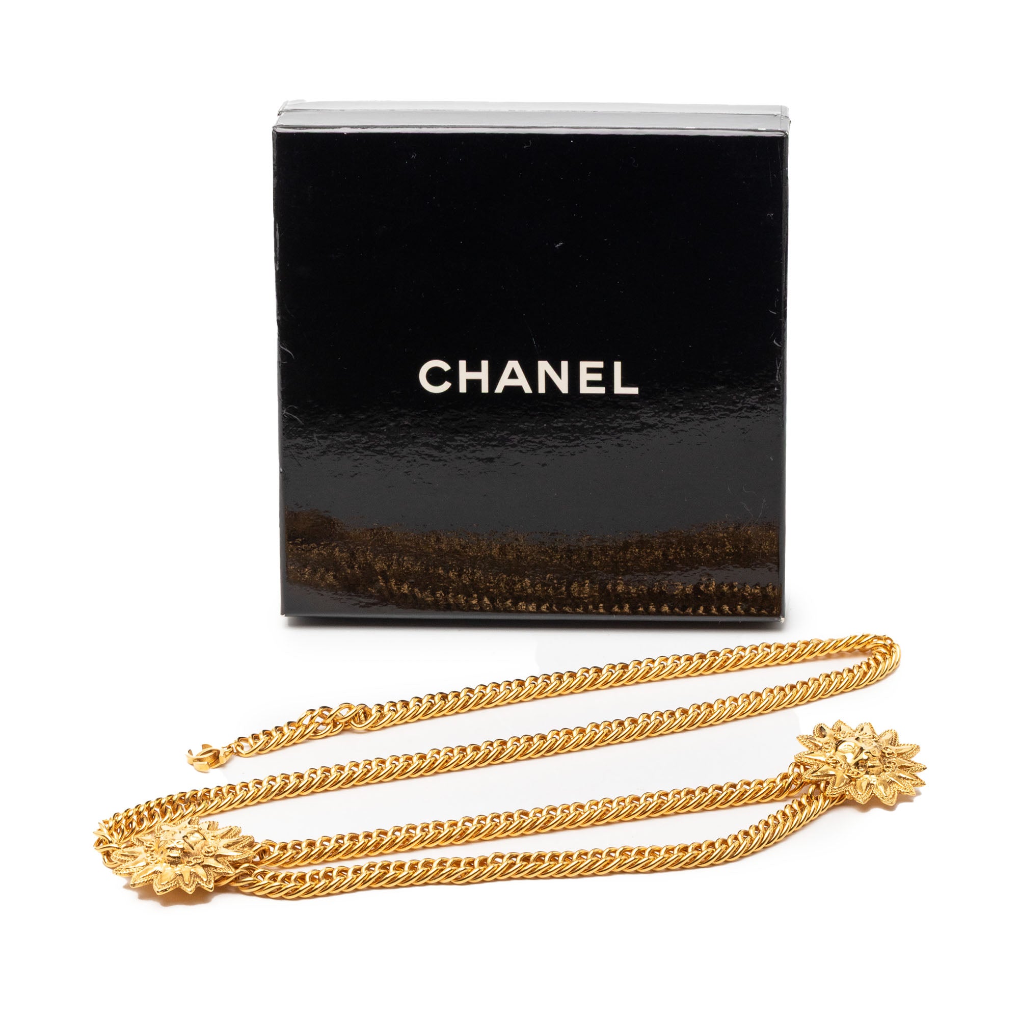 CC Gold Plated Double Sun Chain Link Belt - Image 5