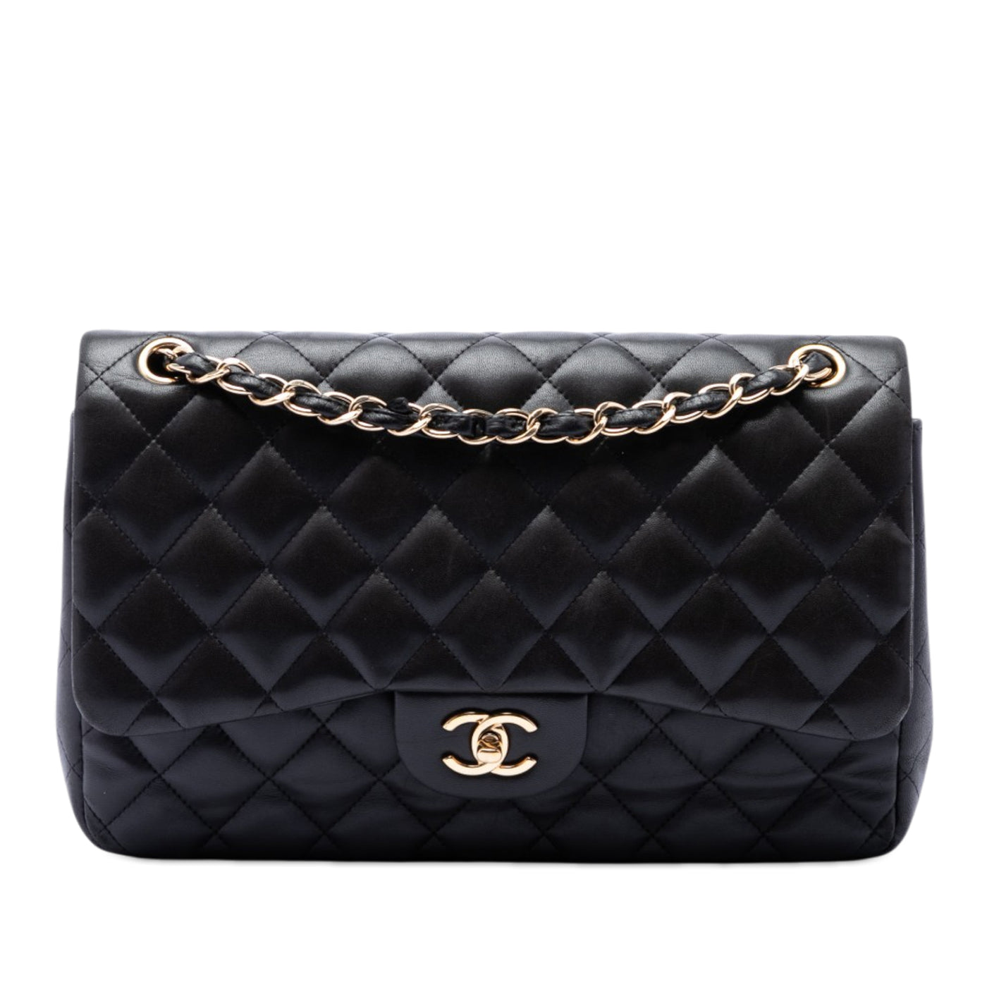Jumbo Classic Lambskin Double Flap - Image 1