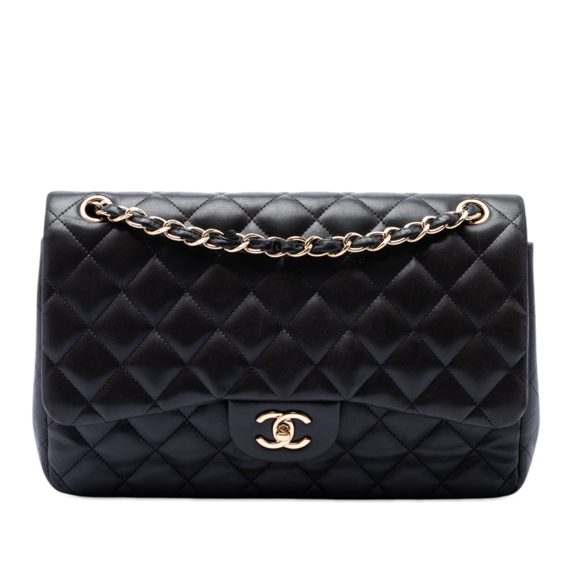 Jumbo Classic Lambskin Double Flap - Image 1