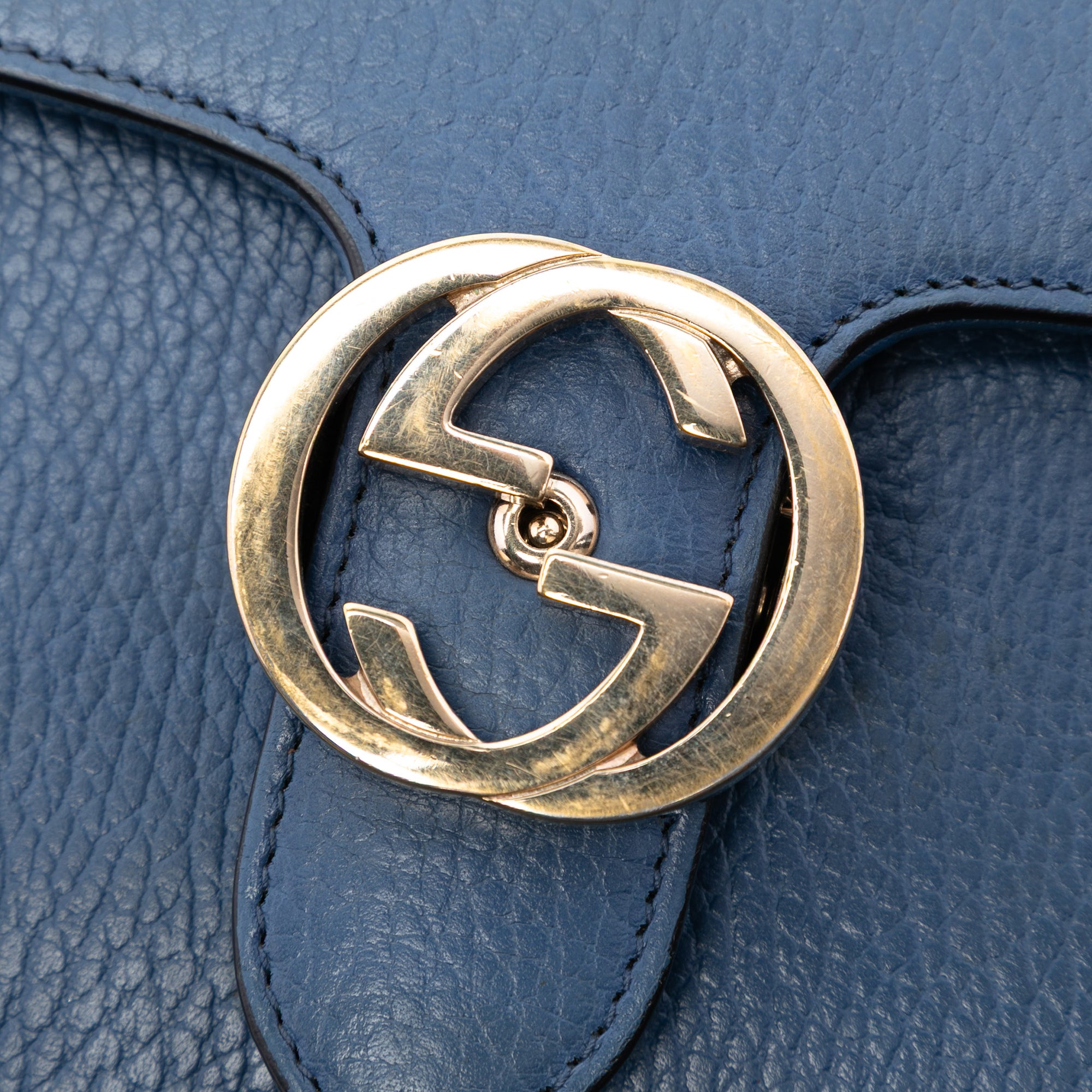 Small Dollar Calfskin Interlocking G Crossbody - Image 6