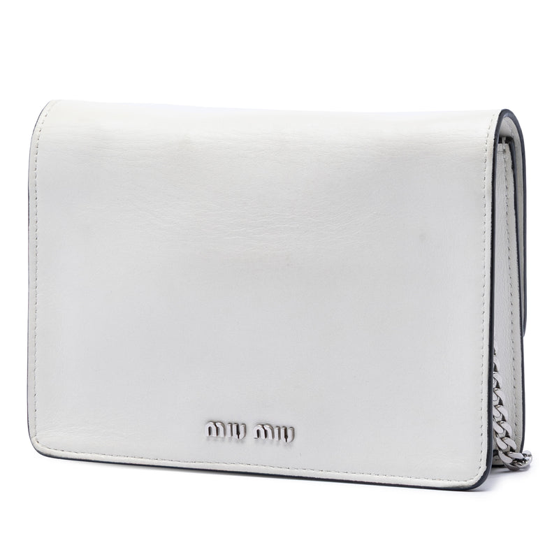 Smooth Leather Star Crystal Embellished Crossbody - Image 2