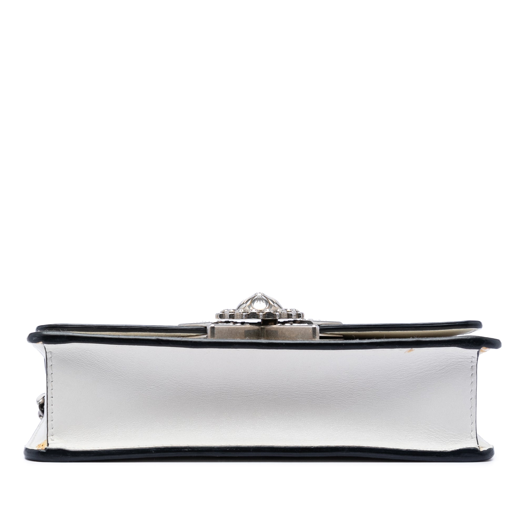 Smooth Leather Star Crystal Embellished Crossbody - Image 3
