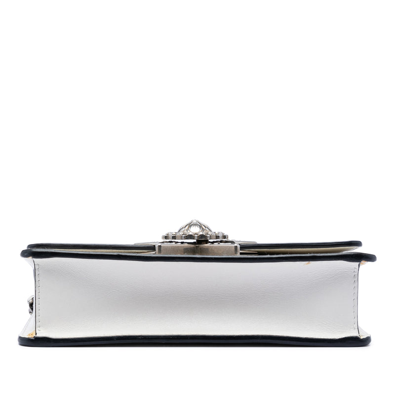 Smooth Leather Star Crystal Embellished Crossbody - Image 3