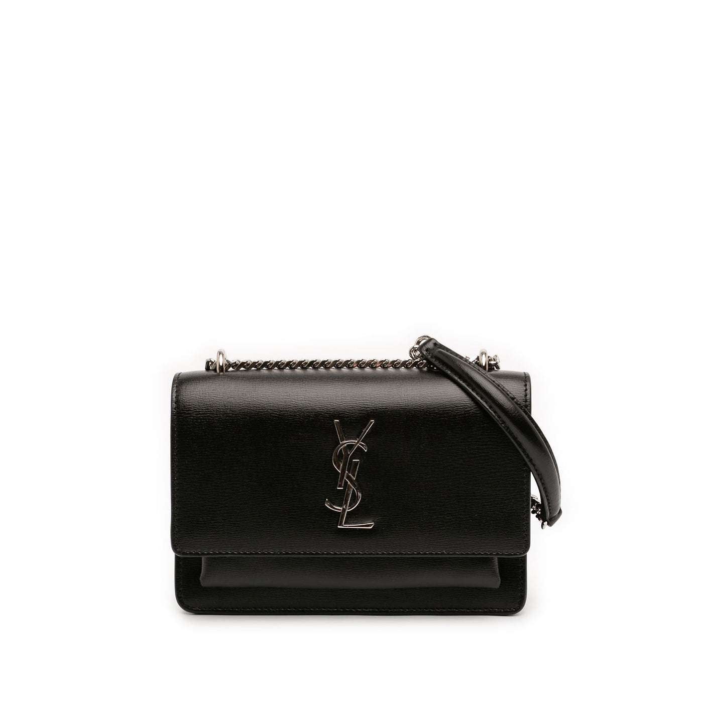 Mini Leather Monogram Sunset Wallet on Chain - Image 1