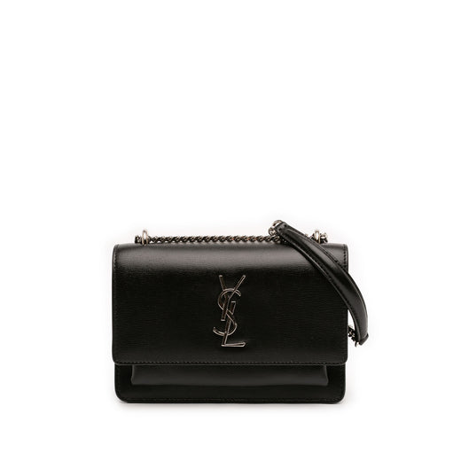 Mini Leather Monogram Sunset Wallet on Chain - Image 1