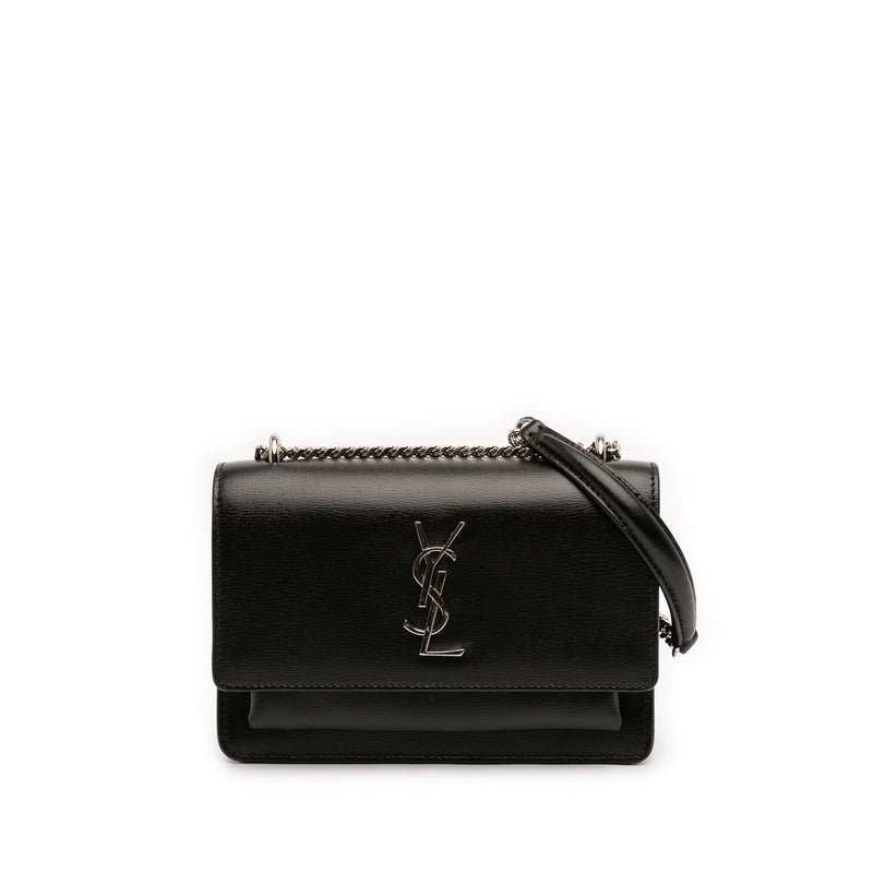 Mini Leather Monogram Sunset Wallet on Chain