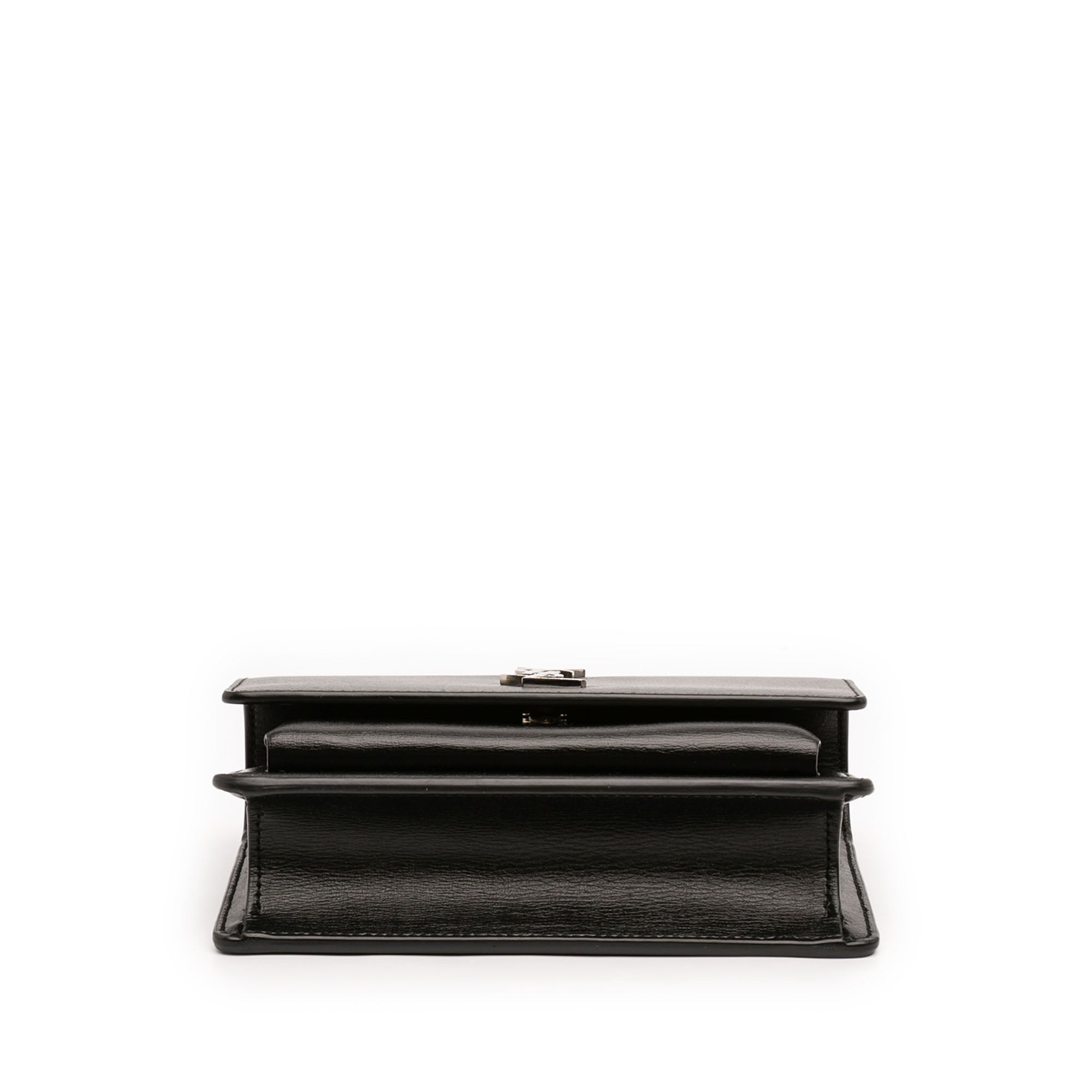 Mini Leather Monogram Sunset Wallet on Chain - Image 3
