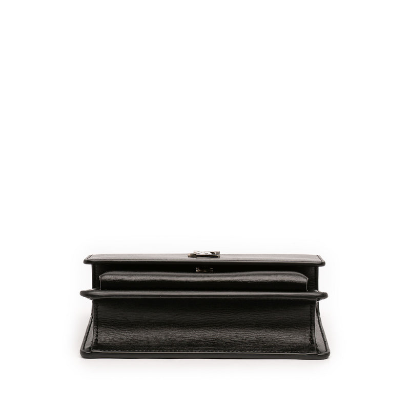 Mini Leather Monogram Sunset Wallet on Chain - Image 3