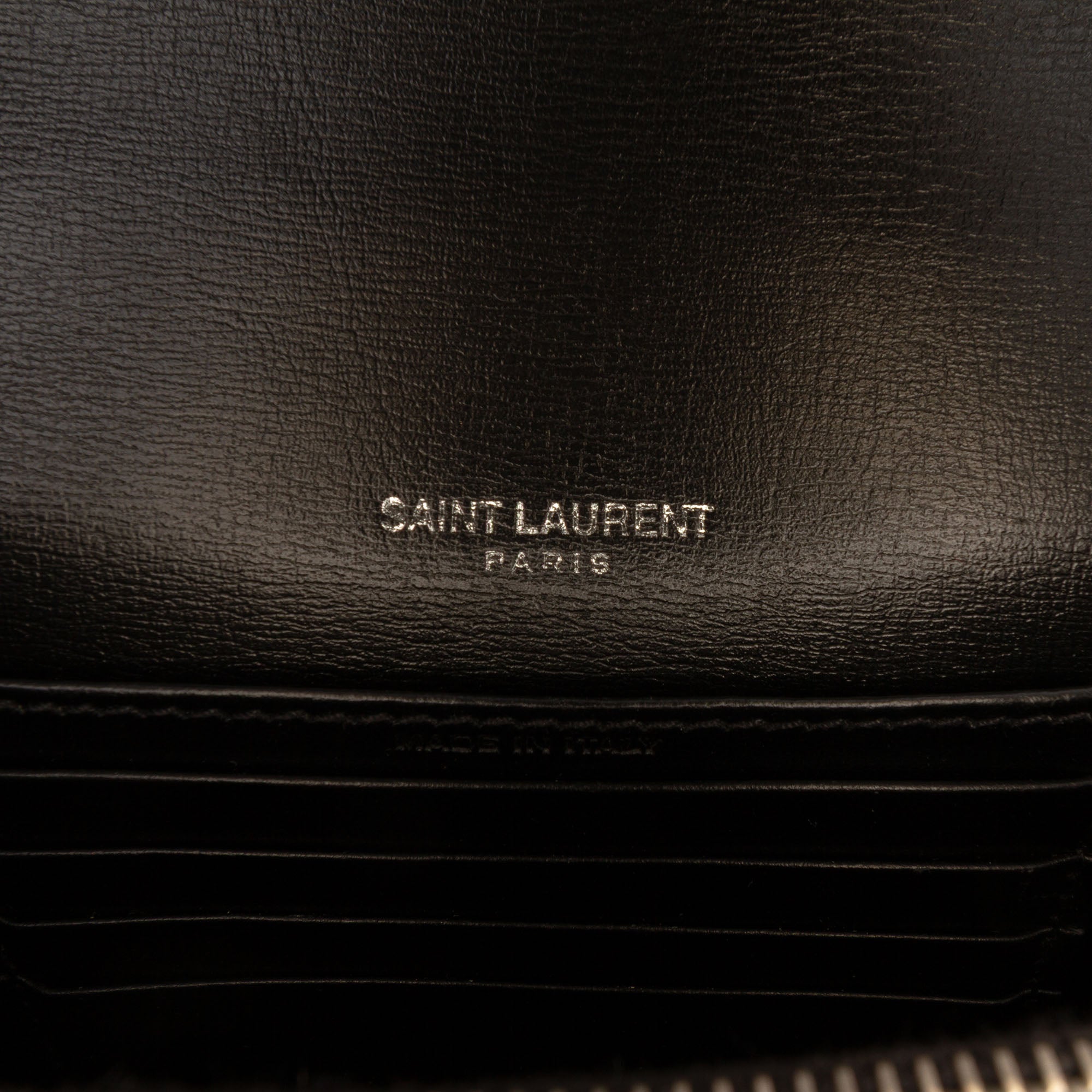 Mini Leather Monogram Sunset Wallet on Chain - Image 5