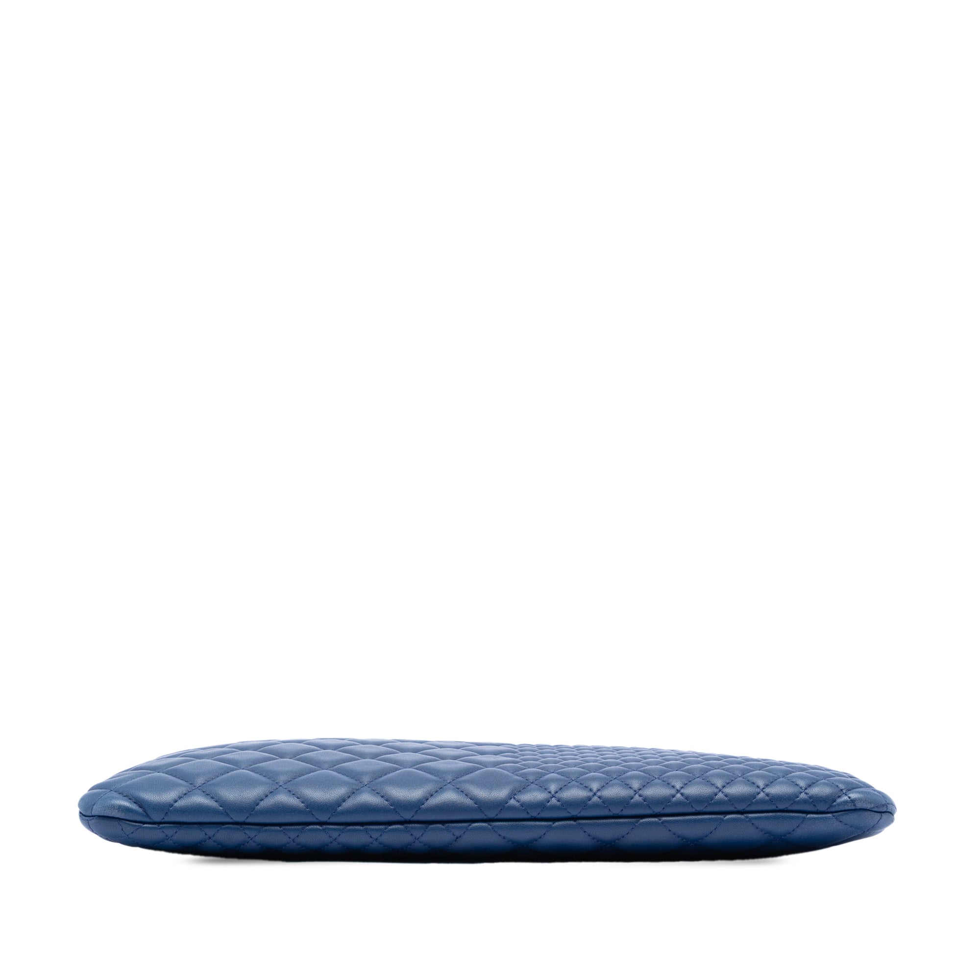 Large Bi Quilted Lambskin O Case Clutch - Image 3