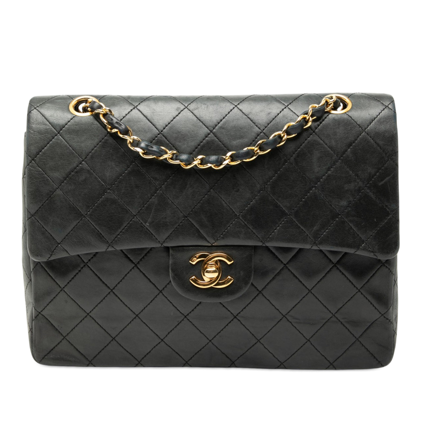 Medium Tall Classic Lambskin Double Flap - Image 1