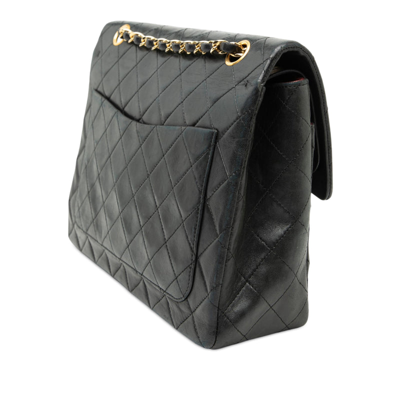 Medium Tall Classic Lambskin Double Flap - Image 2