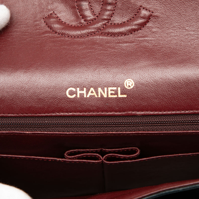 Medium Tall Classic Lambskin Double Flap - Image 5